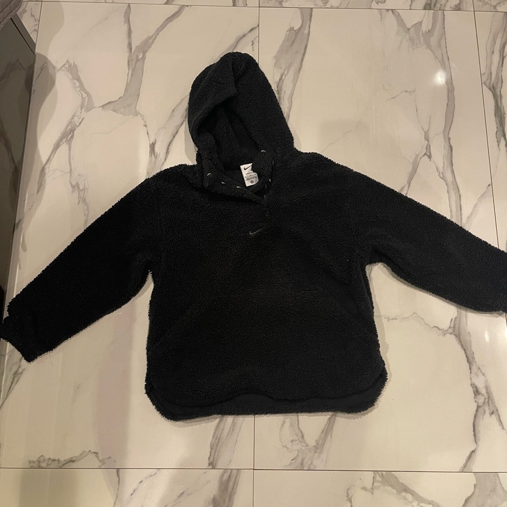 NIKE Kids Fleece Black Hoodie